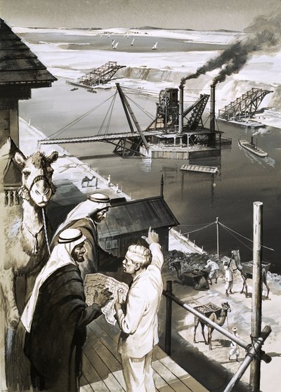 O canal de Suez de English School