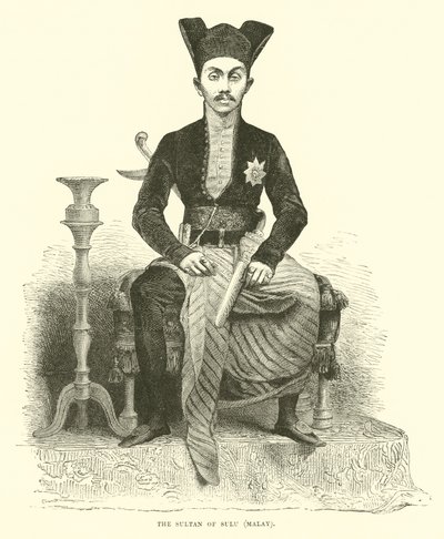 O sultão de Sulu, malaio de English School