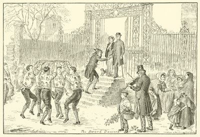 Os Dançarinos da Espada (gravura) de English School