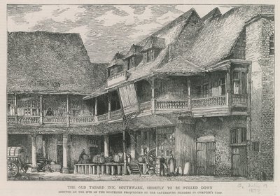 O Tabard Inn, em Southwark de English School