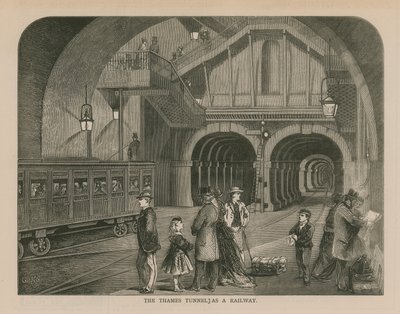 O Thames Tunnel como ferrovia de English School