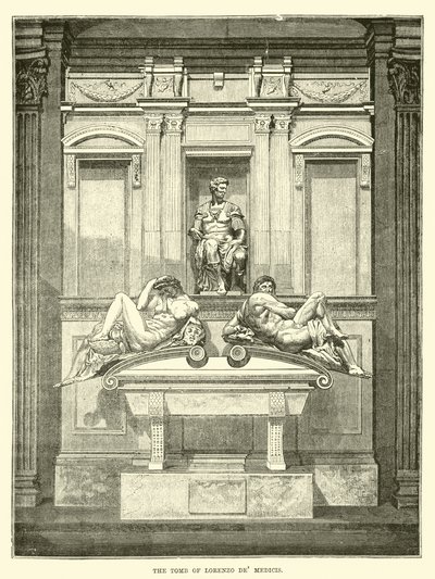 O túmulo de Lorenzo de Medicis de English School