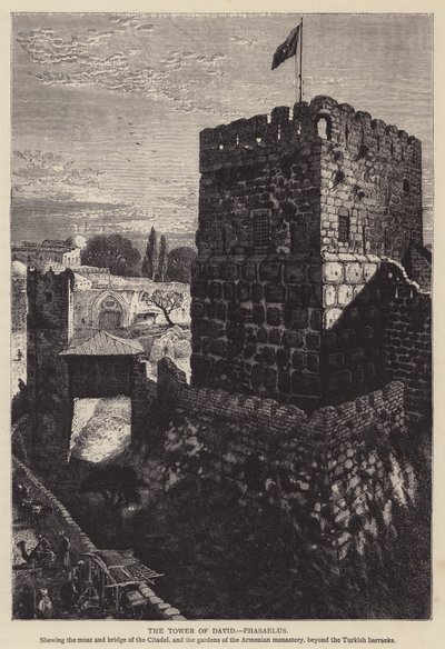 A Torre de David, Phasaelus (gravura) de English School