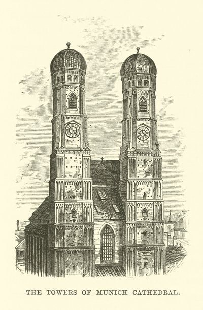 As torres da Catedral de Munique de English School