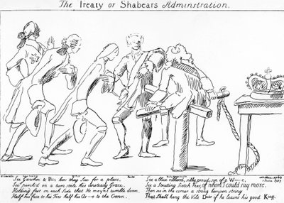 O Tratado ou Administração de Shabears, 1757 de English School