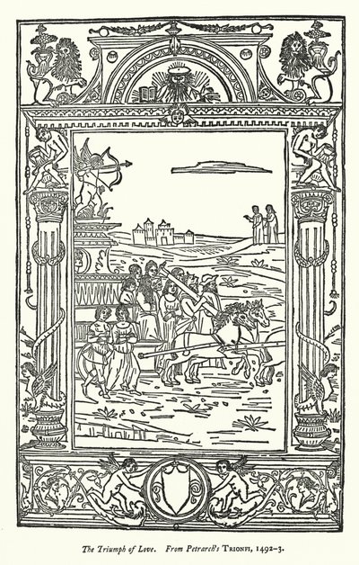 O Triunfo do Amor, do Trionfi de Petrarca de English School