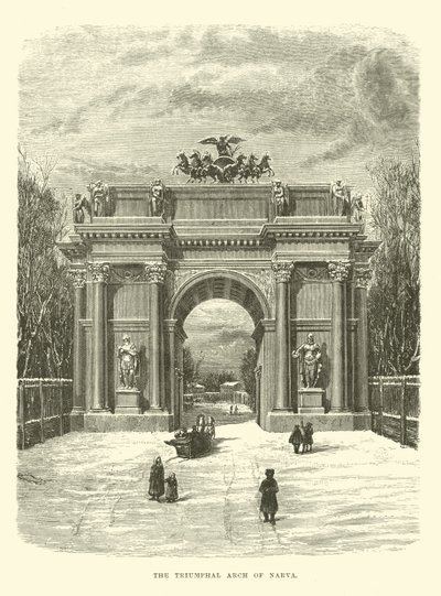 O Arco do Triunfo de Narva de English School