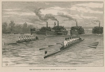 A corrida de barcos das universidades de English School