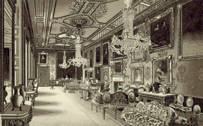 A Sala Vandyke, Castelo de Windsor de English School