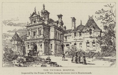 O Hospital Victoria (gravura) de English School