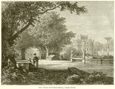 A Villa Pamphili-Doria, perto de Roma de English School