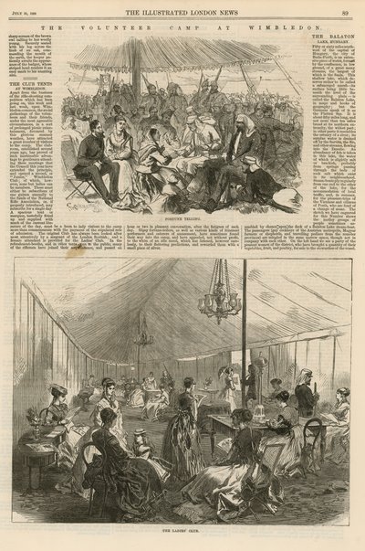 O acampamento voluntário em Wimbledon de English School