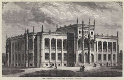 O Museu Wallraff-Richartz, Colónia (gravura) de English School
