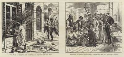 A Guerra no Egito (gravura) de English School