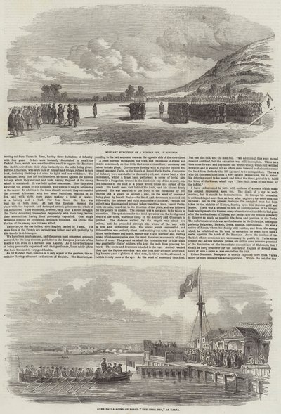 A Guerra no Danúbio (gravura) de English School