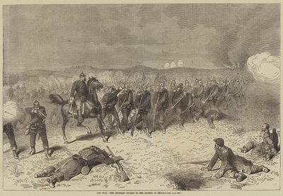 A Guerra, os Guardas Prussianos na Batalha de Sedan (gravura) de English School