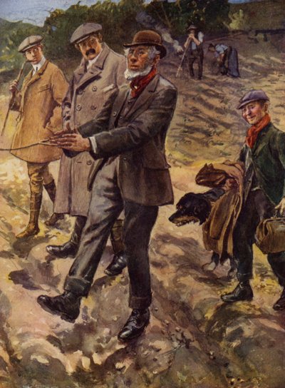 O Localizador de Água e a Vara de Adivinhação (lito colorido) de English School