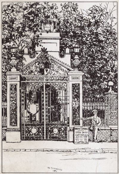 A, waterside, entrada, cremorne, jardins de English School