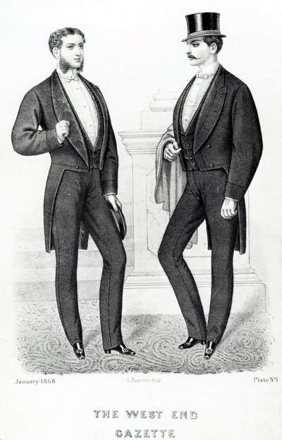 O West End Gazette, Inglês Costumer, 1868 de English School