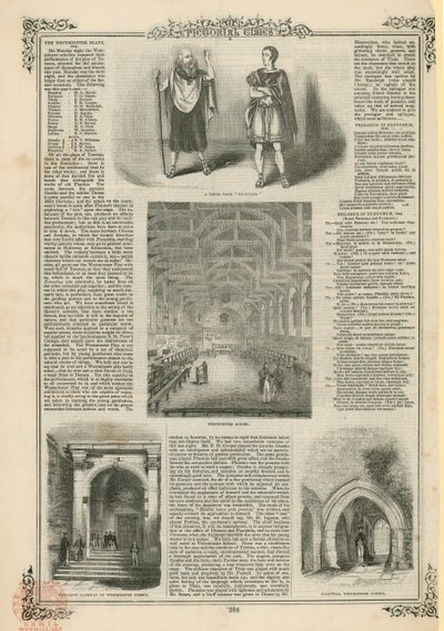 The Westminster Plays de English School