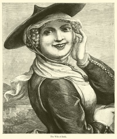 The Wife of Bath (gravura) de English School