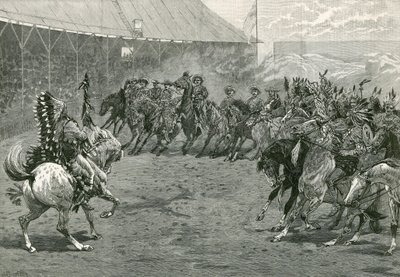 O Wild West Show em Earls Court, West Brompton, Londres de English School