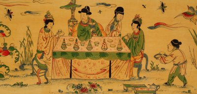 The Witcombe Cabinet, c.1697 (madeira japanizada e prateada) de English School