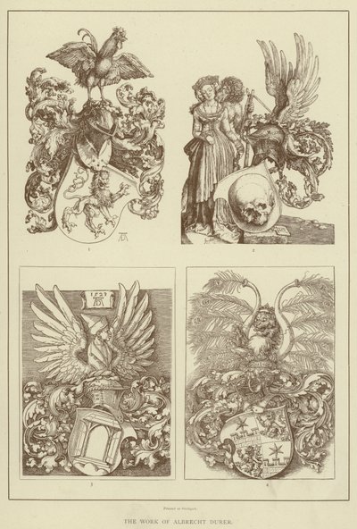 A obra de Albrecht Durer (litografia) de English School
