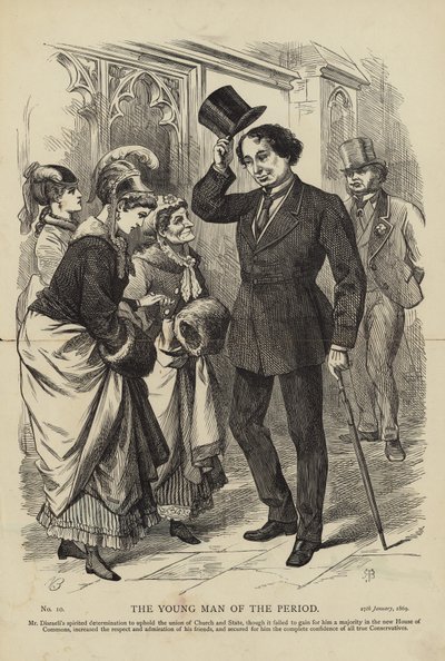 O jovem do período de English School
