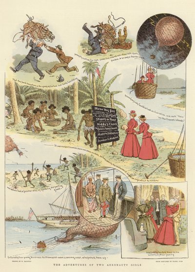 As aventuras de duas meninas da aeronáutica de English School