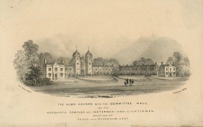As casas de esmolas da Companhia Venerável de Watermen e Lightermen de English School