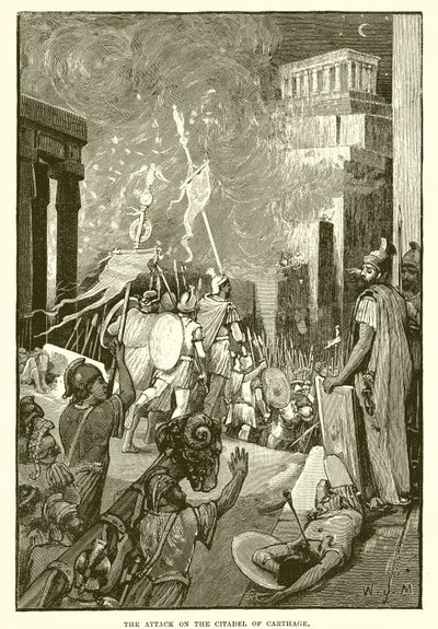 O ataque à cidadela de Cartago de English School