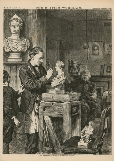 O escultor de barbeiro da Stangate Street de English School