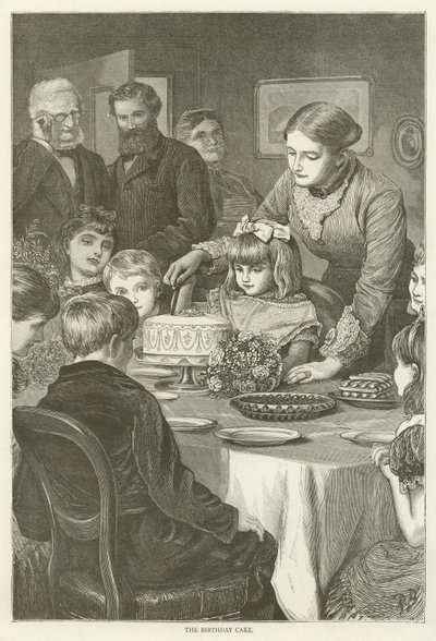 O bolo de aniversário de English School