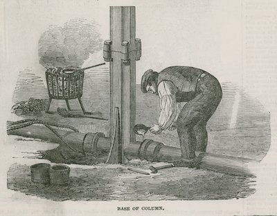 O edifício em Hyde Park, Londres, para a Grande Exposição de 1851 de English School