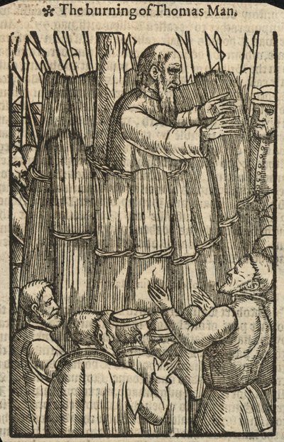 O incêndio de Thomas Man (gravura) de English School
