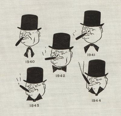 A mudança de humor do primeiro-ministro britânico Winston Churchill à medida que a Segunda Guerra Mundial avançava de English School