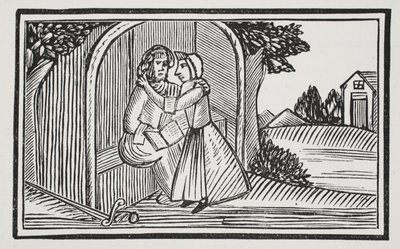 A morte de Guy, ilustração de Chap-books do século XVIII por John Ashton, pub. 1882 de English School
