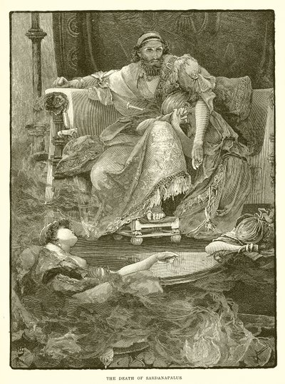 A morte de Sardanapalo de English School