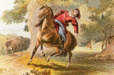 A morte de William Rufus de English School