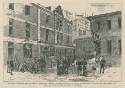 As explosões de dinamite no West End de Londres de English School