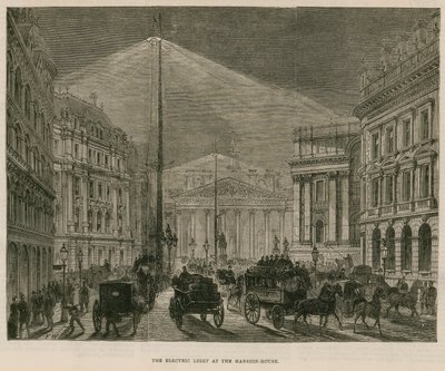A luz elétrica na casa da mansão, Londres de English School