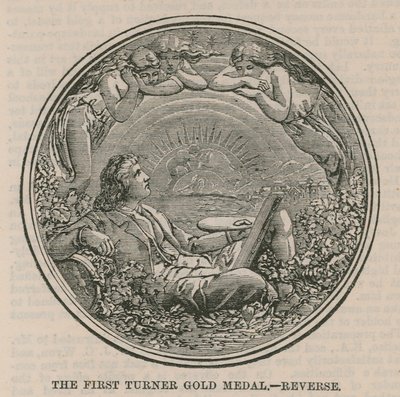 A primeira medalha de ouro de Turner (reversa) de English School
