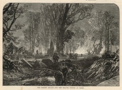 A floresta em chamas e as sepulturas abertas em Paris de English School