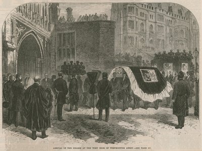 O funeral de lorde Palmerston de English School