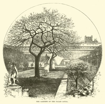 Os jardins do Palais Royal de English School