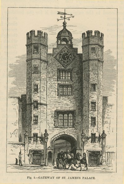 A porta de entrada do St Jamess Palace de English School