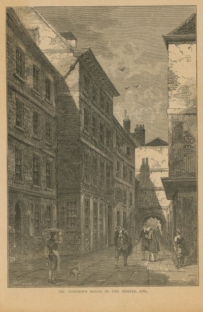 A casa do Dr. Johnson na Inner Temple Lane de English School