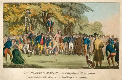 O jogo de hopping em Clapham Common de English School