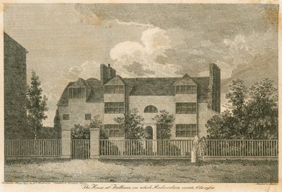 A casa em Parsons Green, perto de Fulham, Londres, quando Samuel Richardson escreveu Clarissa de English School